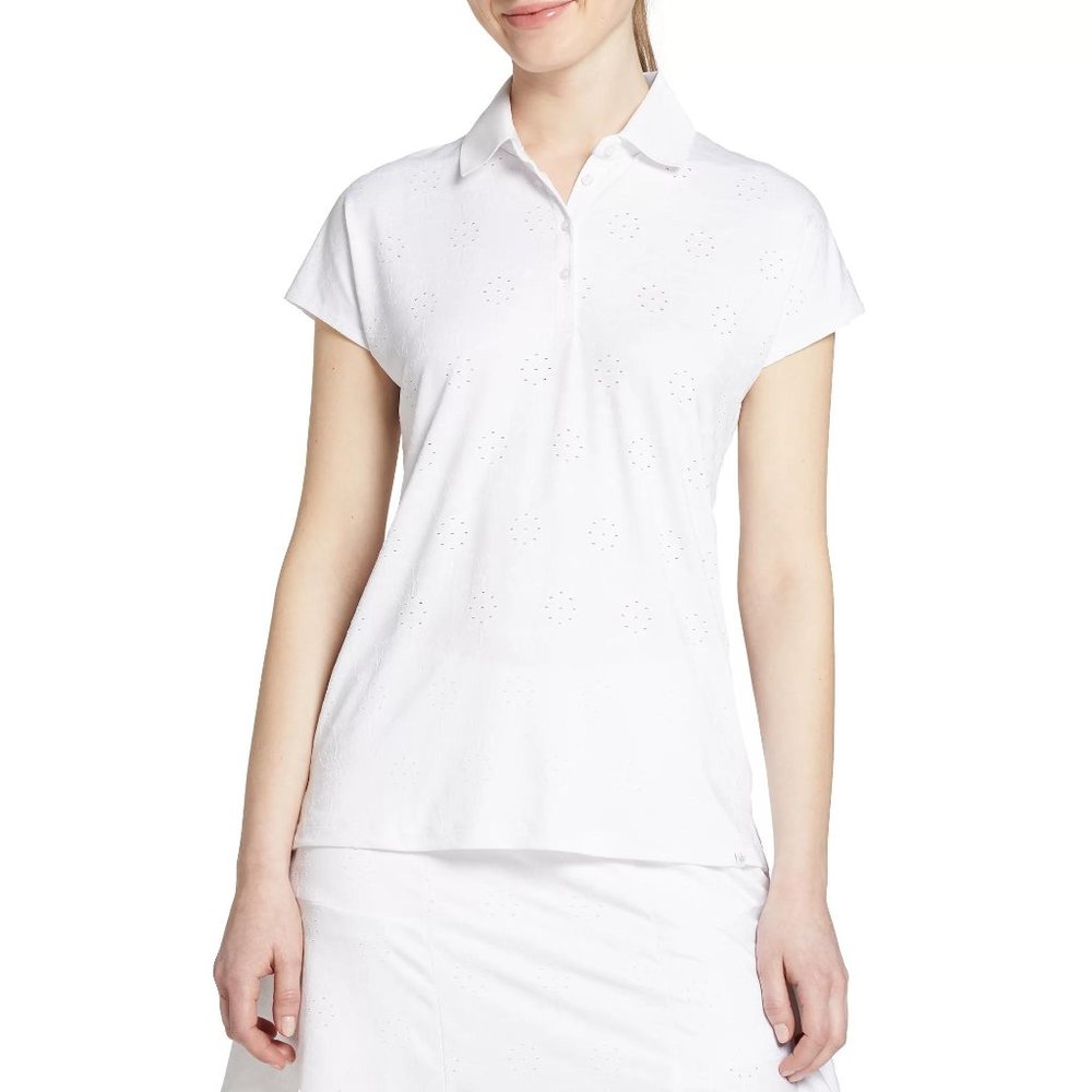 NWT Walter Hagen Women's Eyelet Dolman Golf Polo